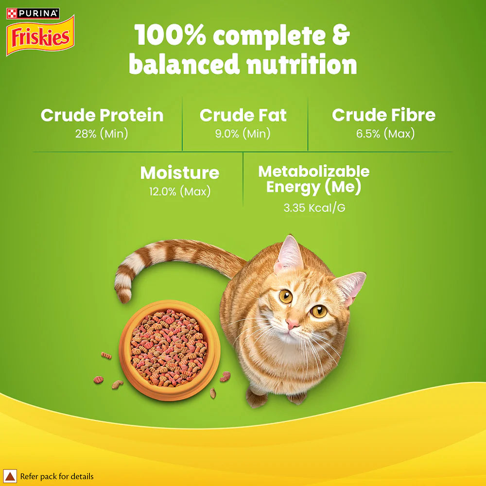 Friskies Dry Food for Adult Cats - Indoor Delights