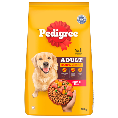 Pedigree Adult Meat & Rice Dry Food for Dogs