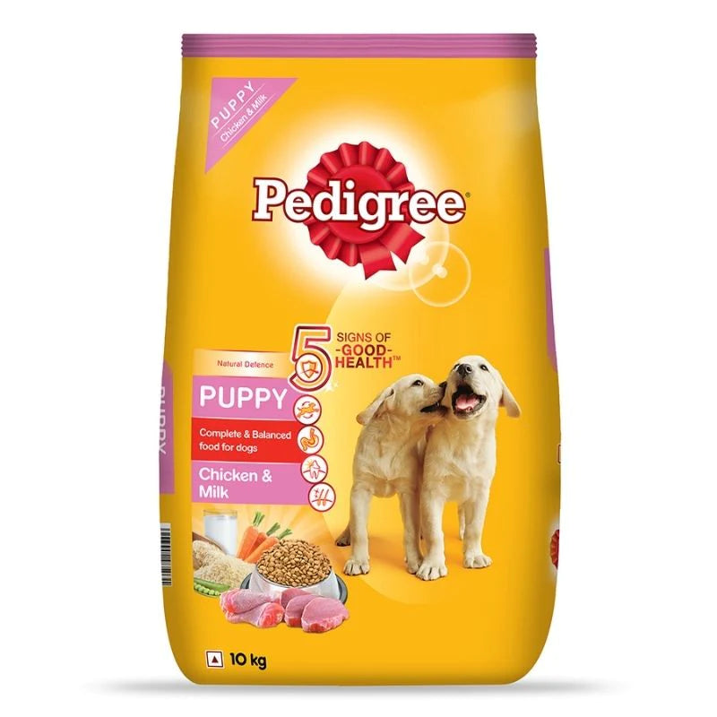 Pedigree Puppy Chicken & Milk Dry Food for Dogs
