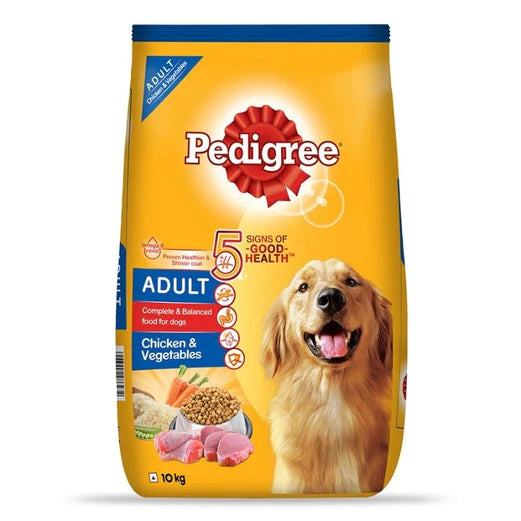 Pedigree Adult Chicken & Vegetables Dry Food for Dogs