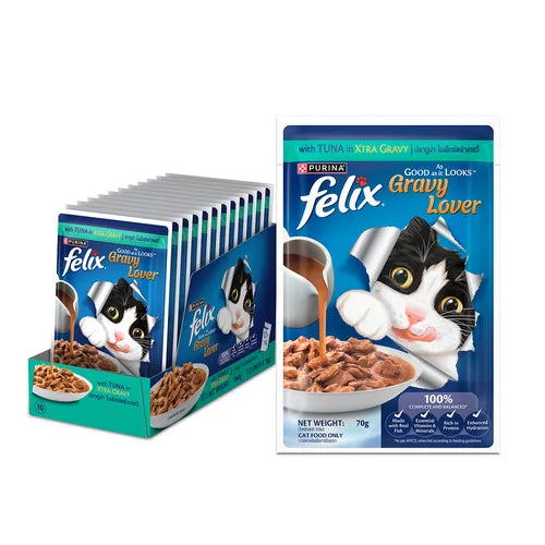 Felix Cat Wet Food ( Tuna Gravy ) 85 gm