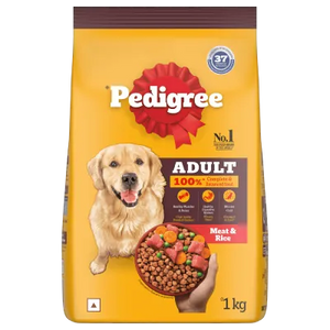 Pedigree Adult Meat & Rice Dry Food for Dogs