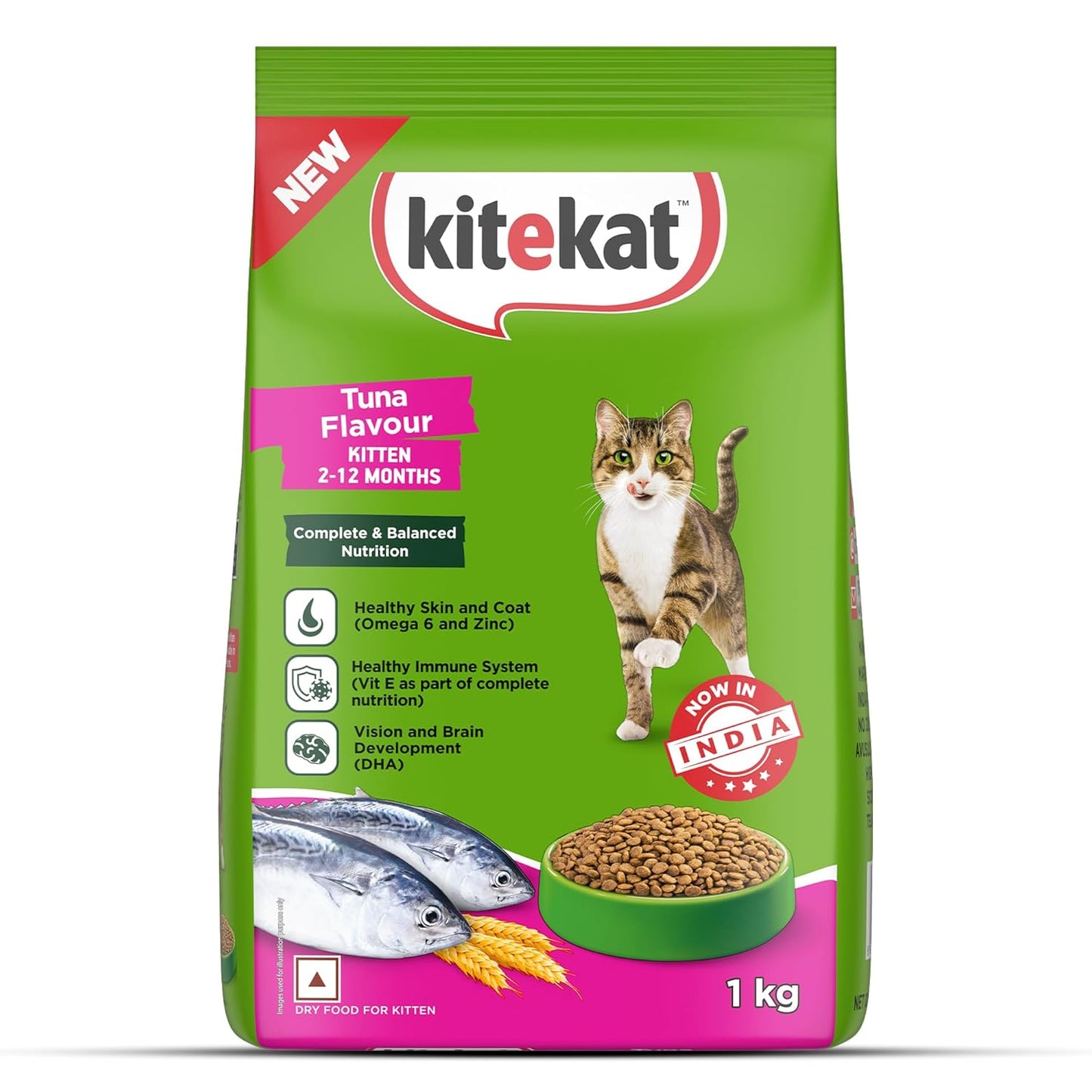 Kitekat Dry Food for Kittens - Tuna