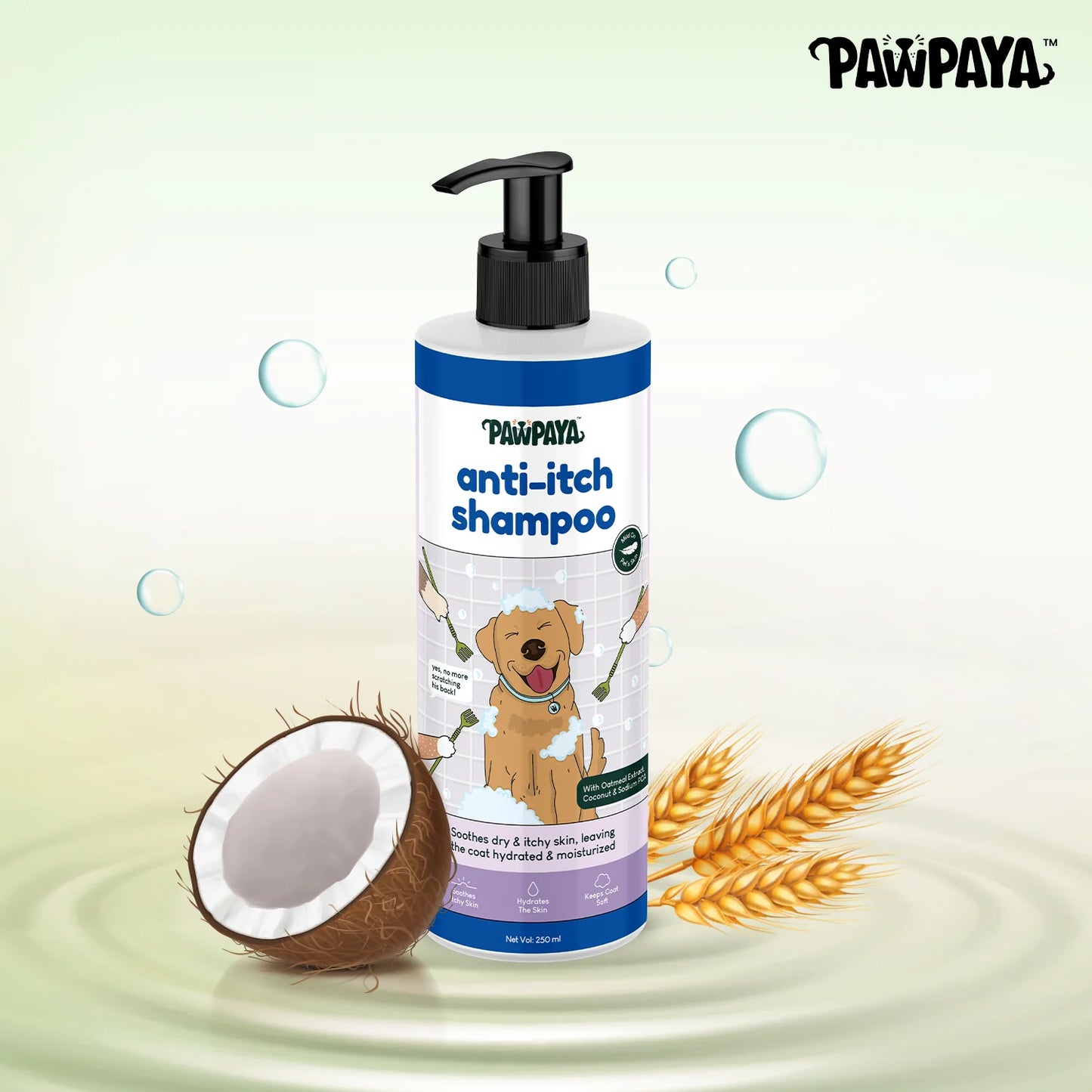Pawpaya Anti Itch Shampoo for Dogs 250 ml