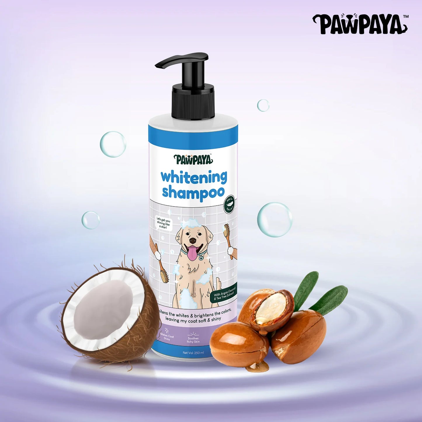 Pawpaya Whitening Shampoo for Dogs 250 ml