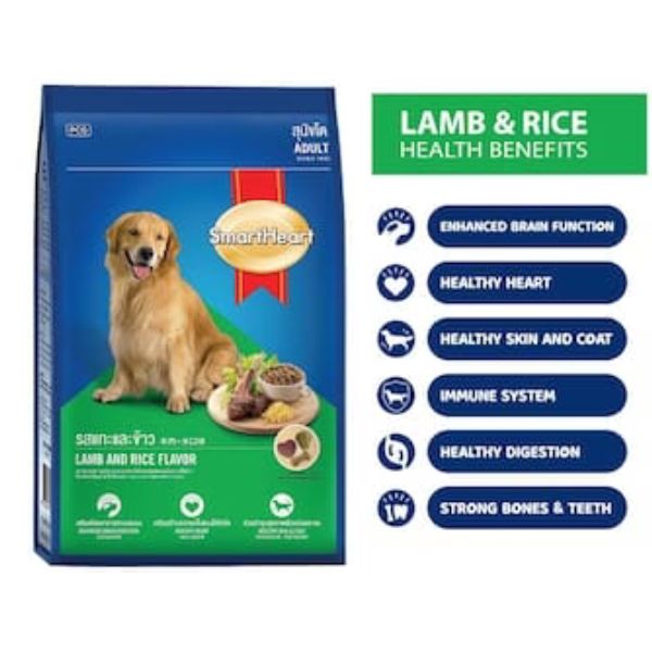 SmartHeart Dry Food for Adult Dogs - Lamb & Rice
