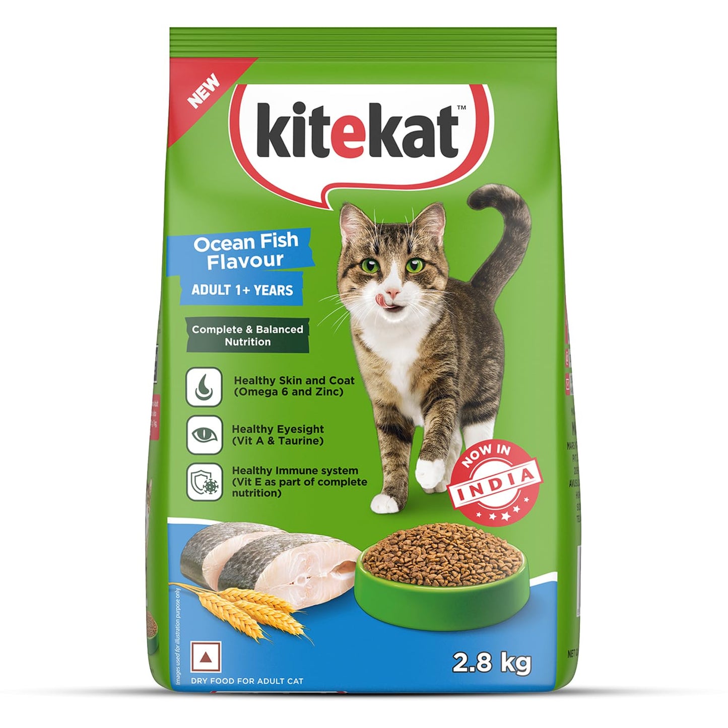 Kitekat Dry Food for Cats - Ocean Fish