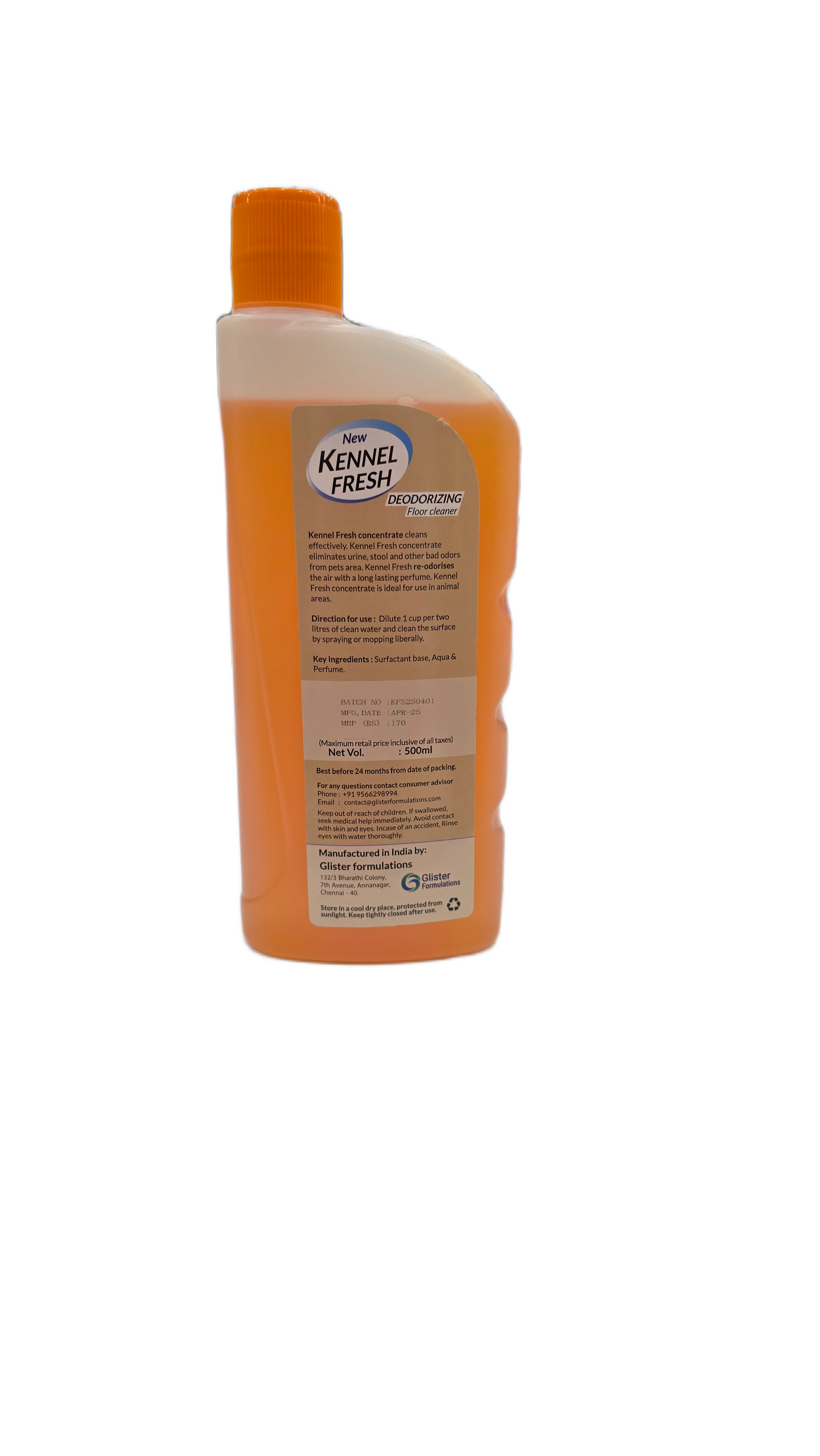 Kennel Wash Hygiene Floor Cleaner for Pets Home (Dogs & Cats) - Sandal