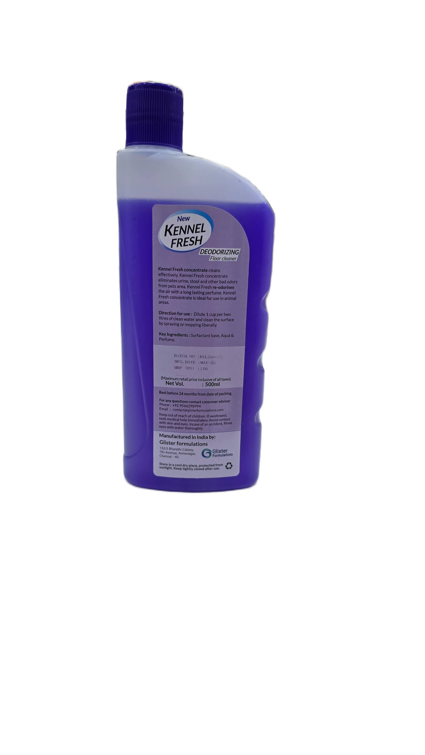 Kennel Wash Hygiene Floor Cleaner for Pets Home (Dogs & Cats) - Lavender