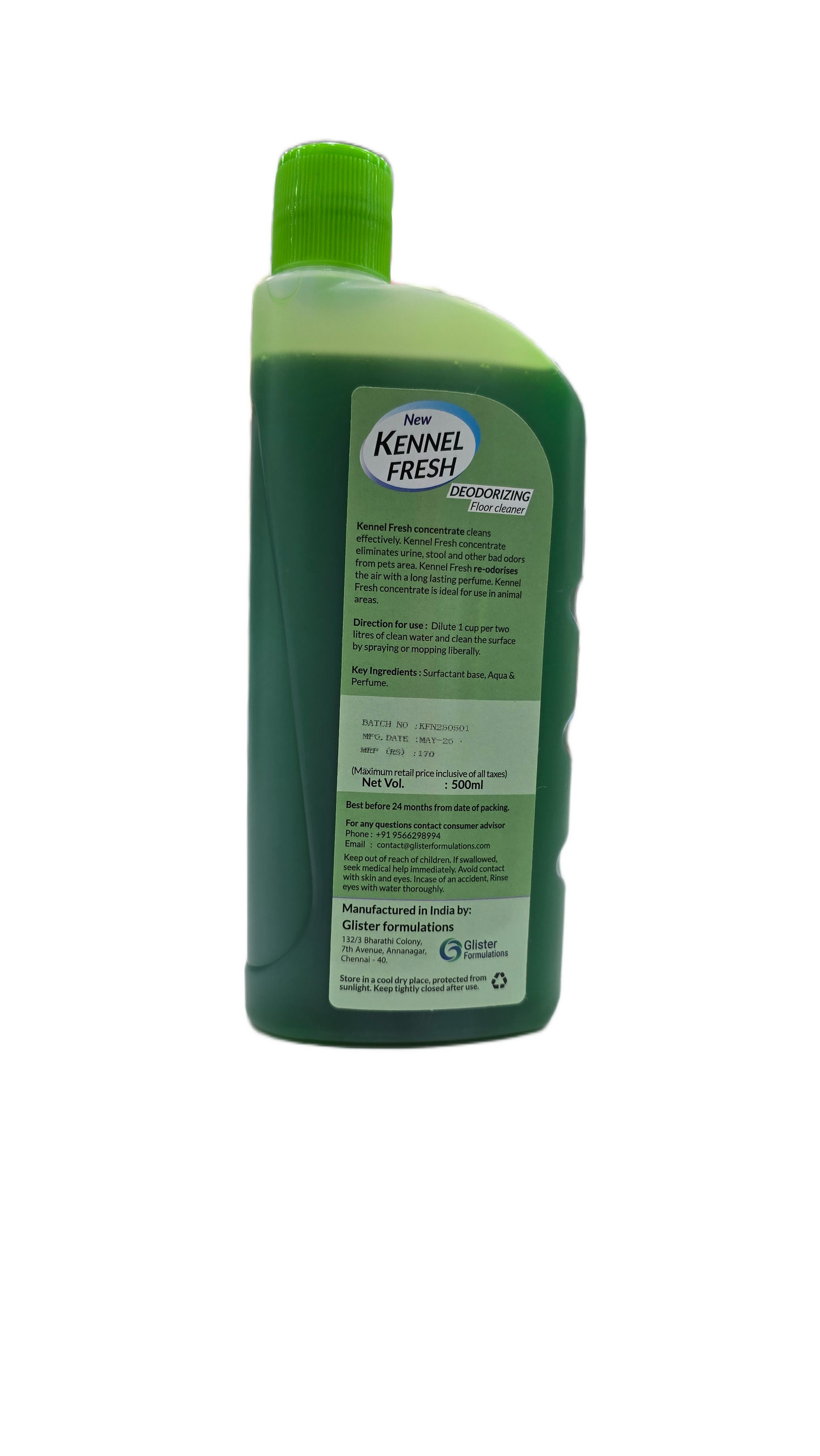 Kennel Wash Hygiene Floor Cleaner for Pets Home (Dogs & Cats) - Neem