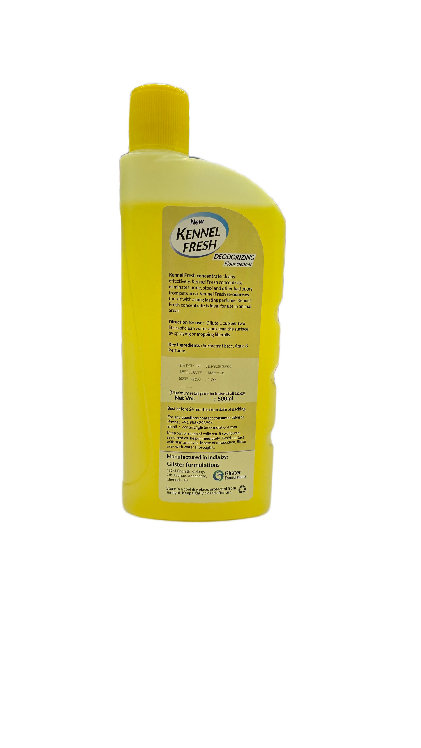 Kennel Wash Hygiene Floor Cleaner for Pets Home (Dogs & Cats) - Lemon