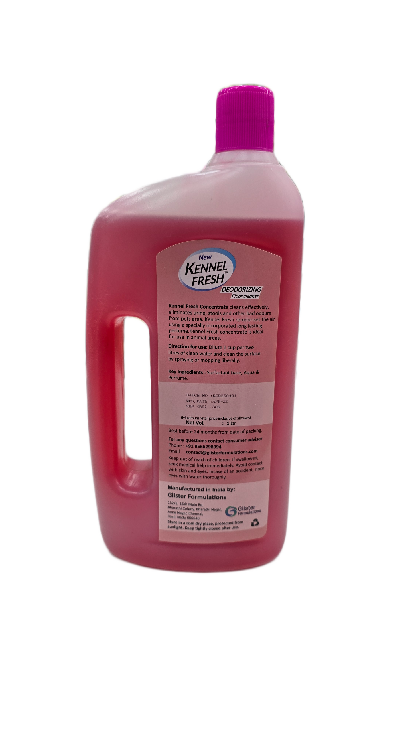 Kennel Wash Hygiene Floor Cleaner for Pets Home (Dogs & Cats) - Rose