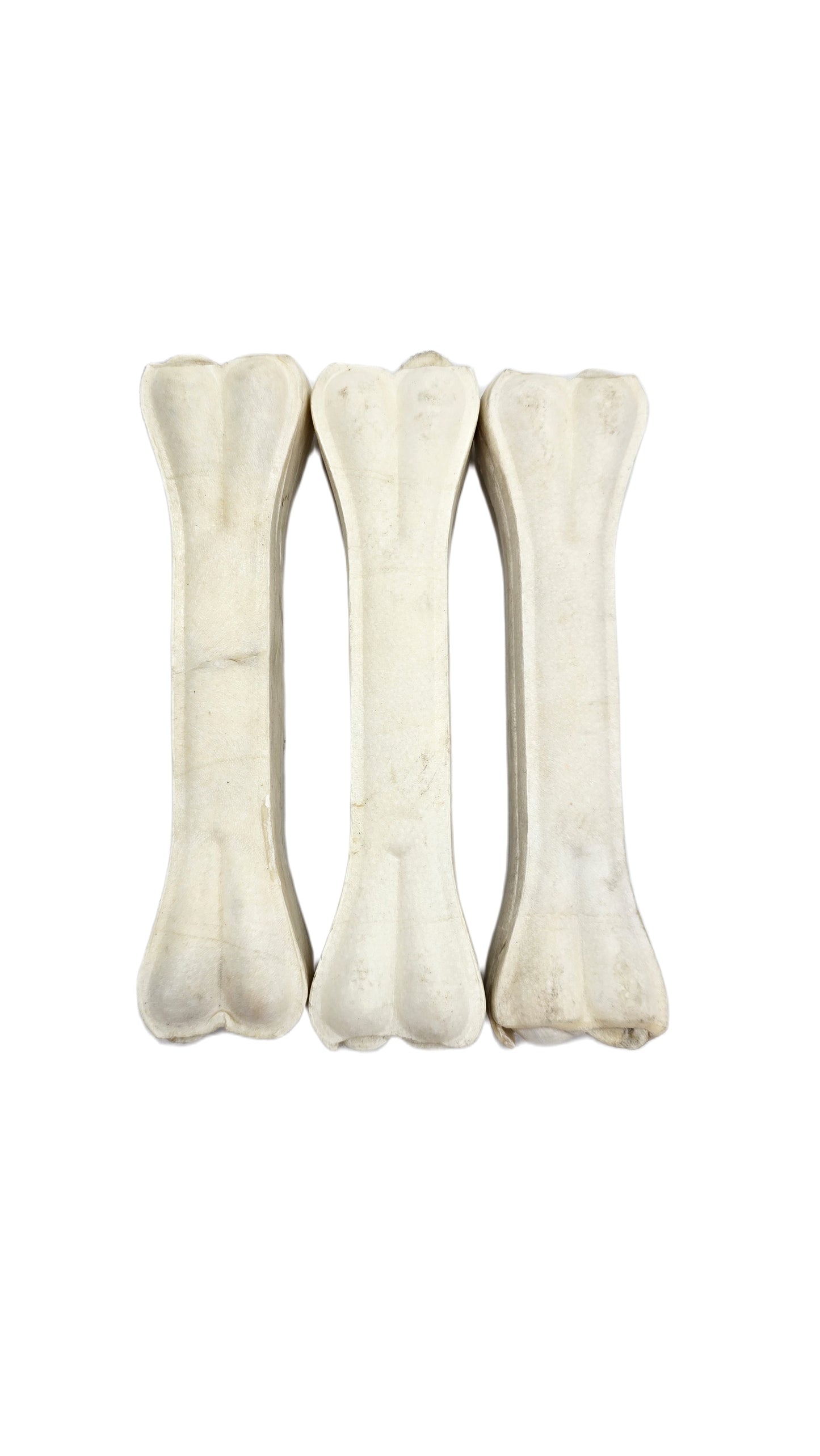 Rawhide Tough Chew Bones for Puppies & Dogs 8 inch - 3 pc