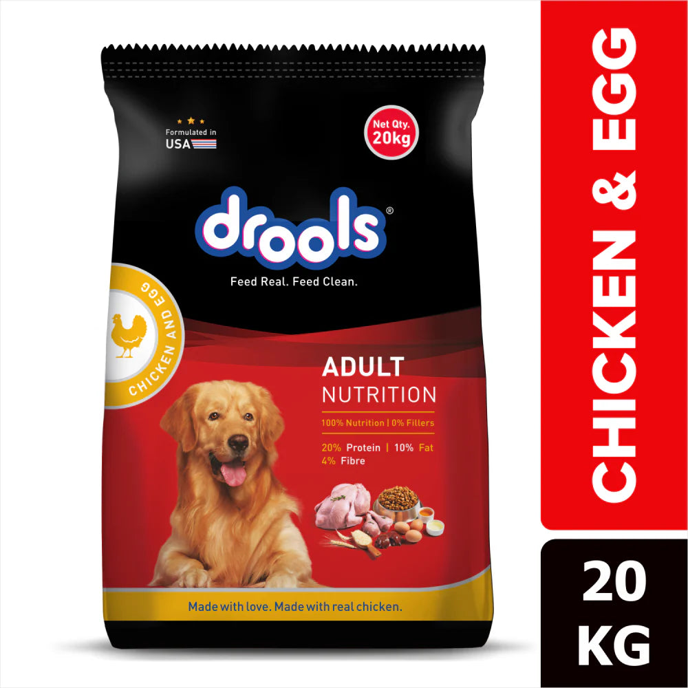 Drools Chicken & Egg Dry Food for Dogs - Adult