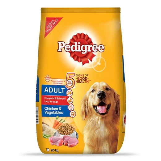 Pedigree Adult Chicken & Vegetables Dry Food for Dogs