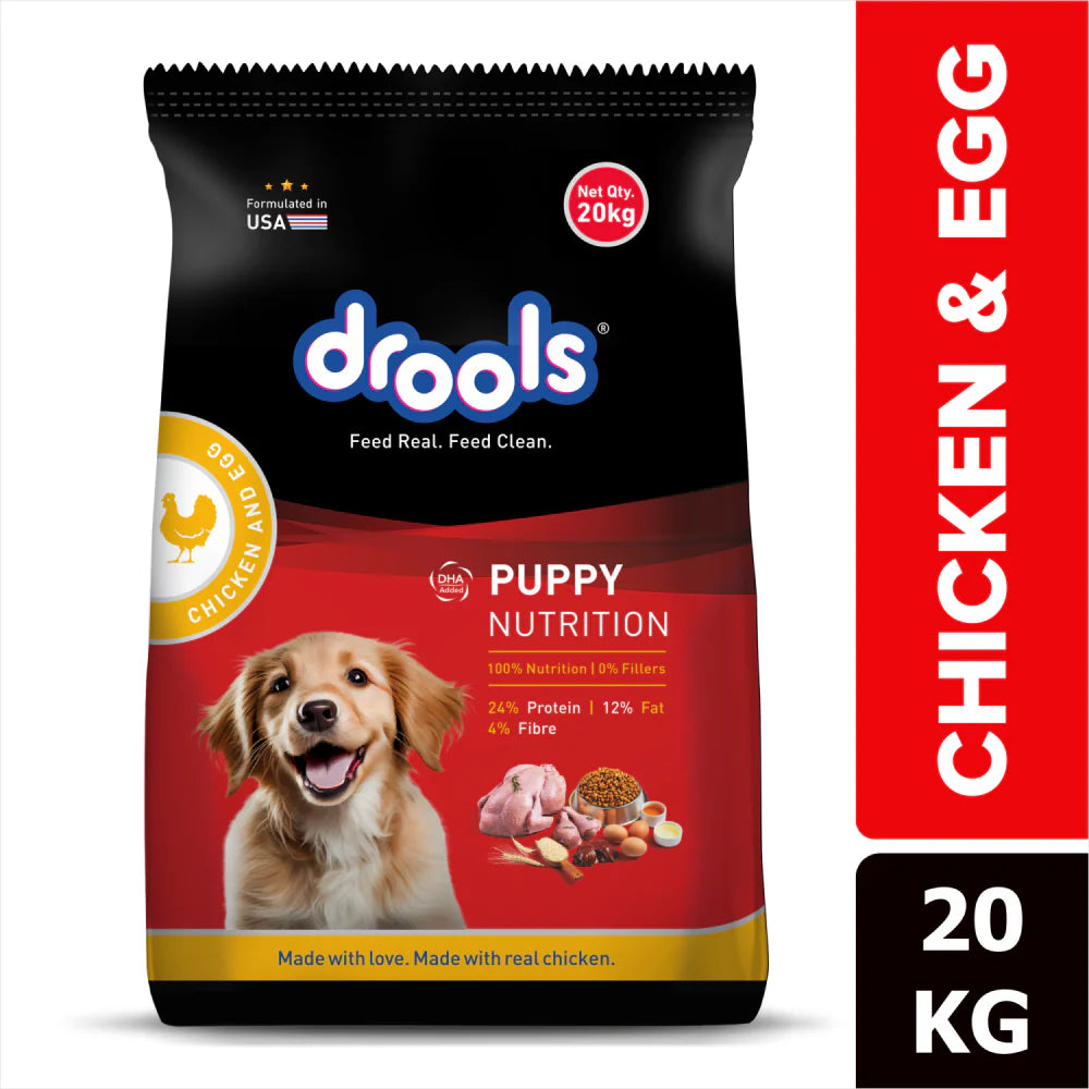 Drools Chicken & Egg Dry Food for Dogs - Puppy