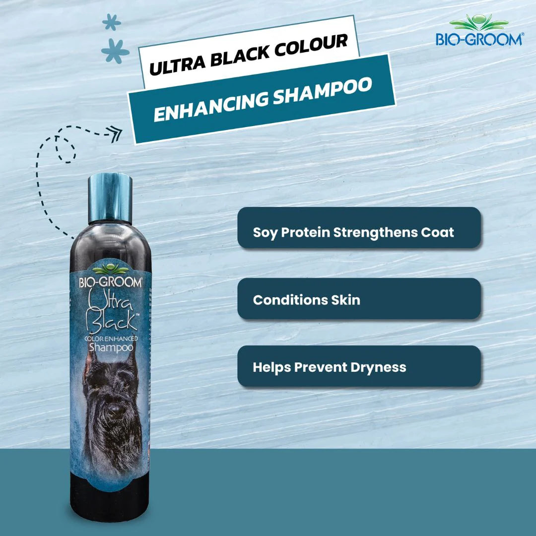 Bio-Groom Ultra Black Color Enhancing Dog Shampoo (355 ML)