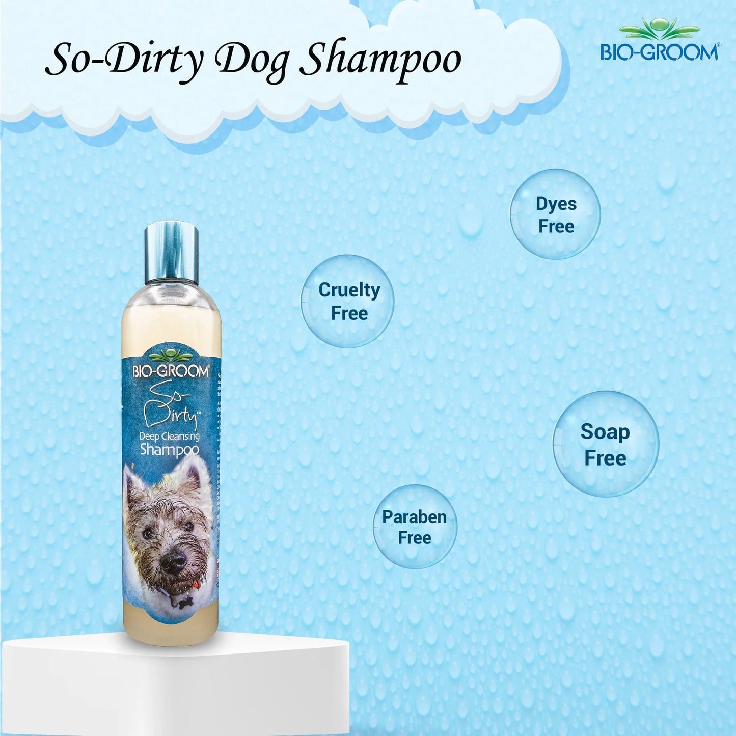 Bio-Groom So-Dirty Deep Cleansing Dog Shampoo (355 ML)
