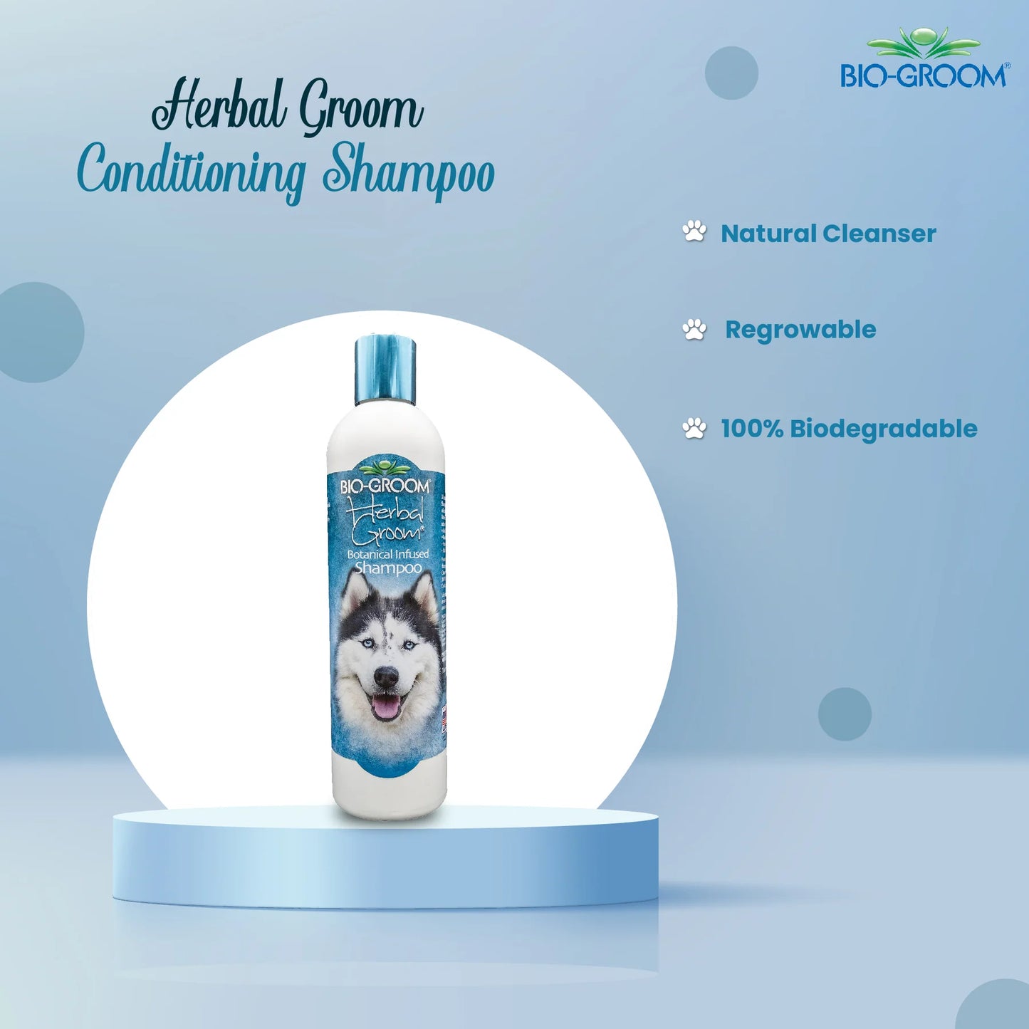 Bio-Groom Herbal Groom Conditioning Tear-Free Dog Shampoo (355 ML)
