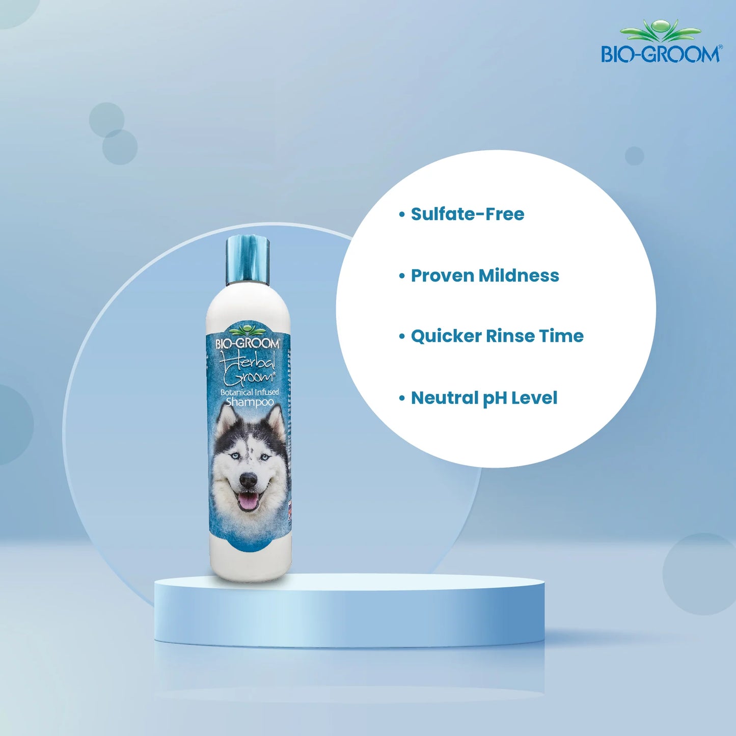Bio-Groom Herbal Groom Conditioning Tear-Free Dog Shampoo (355 ML)