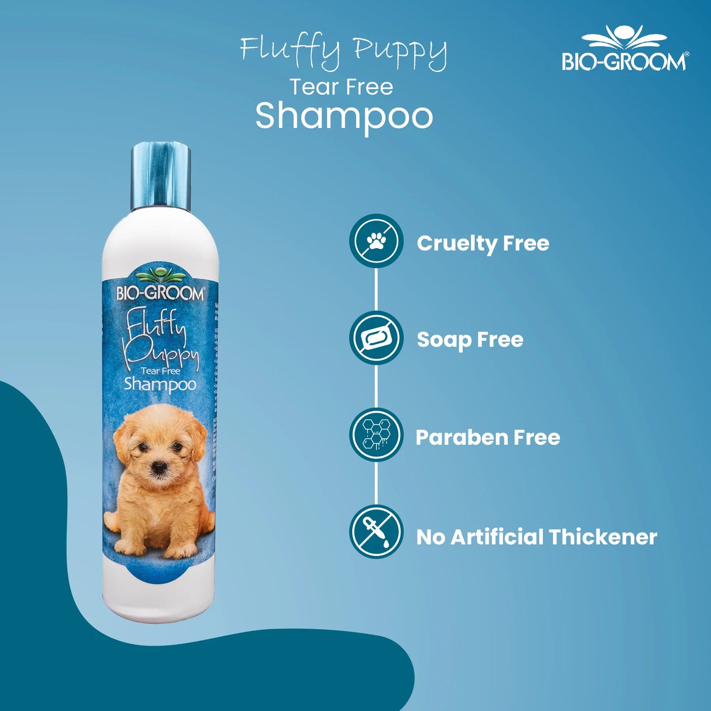 Bio-Groom Fluffy Puppy Tear-Free Dog Shampoo (355 ML)