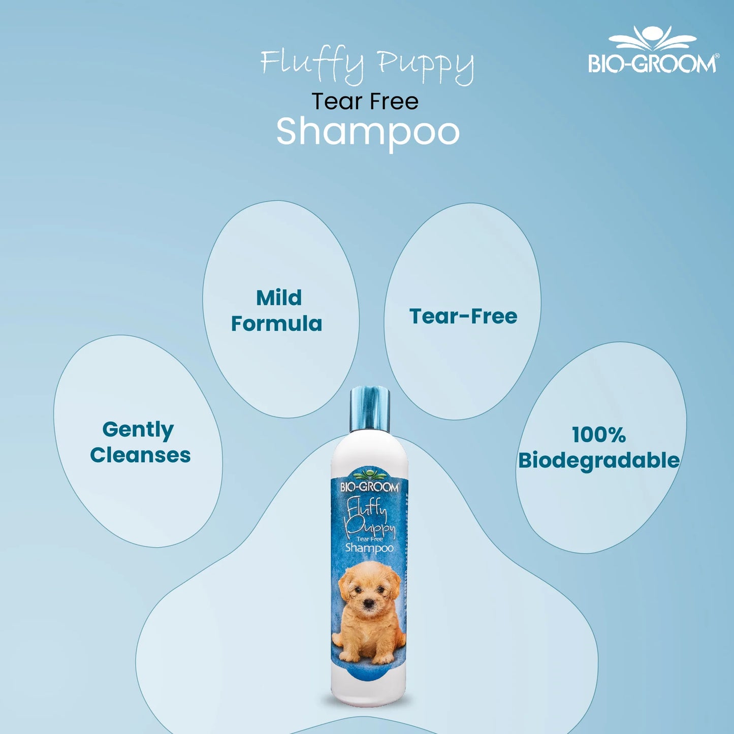 Bio-Groom Fluffy Puppy Tear-Free Dog Shampoo (355 ML)