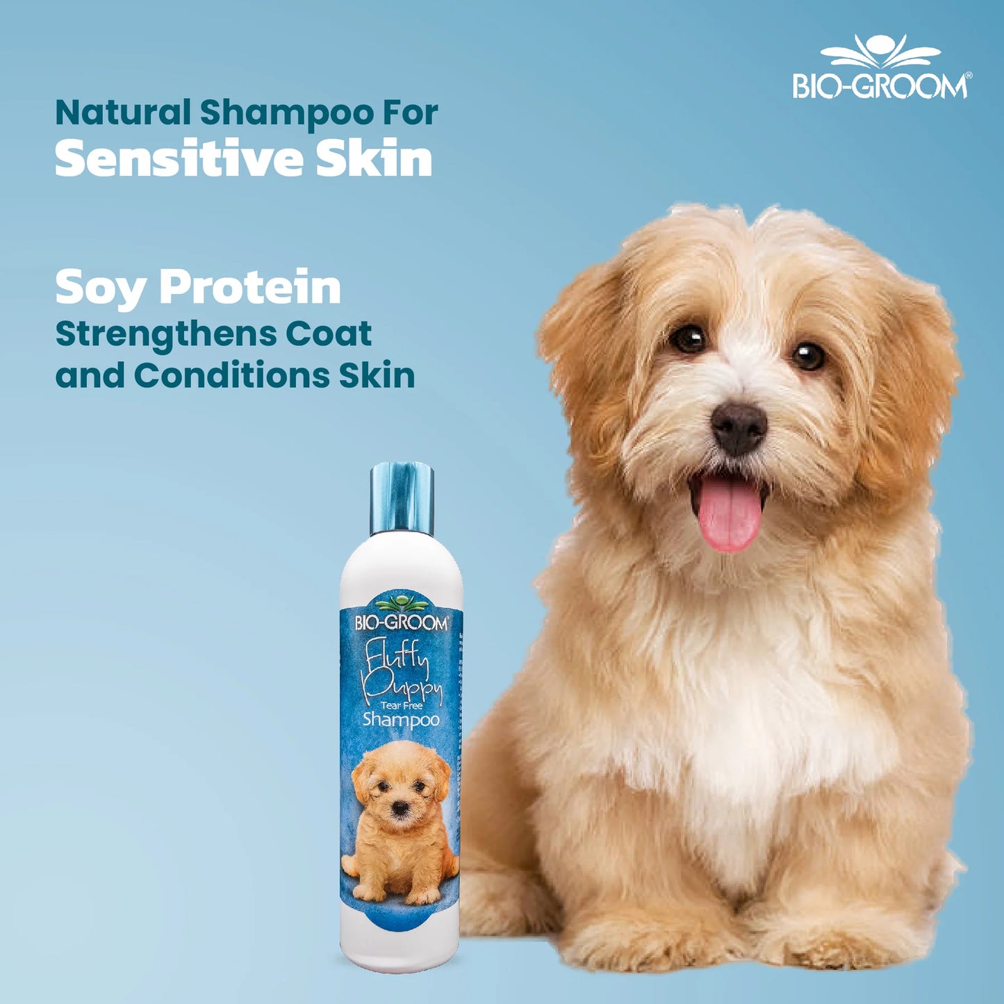 Bio-Groom Fluffy Puppy Tear-Free Dog Shampoo (355 ML)