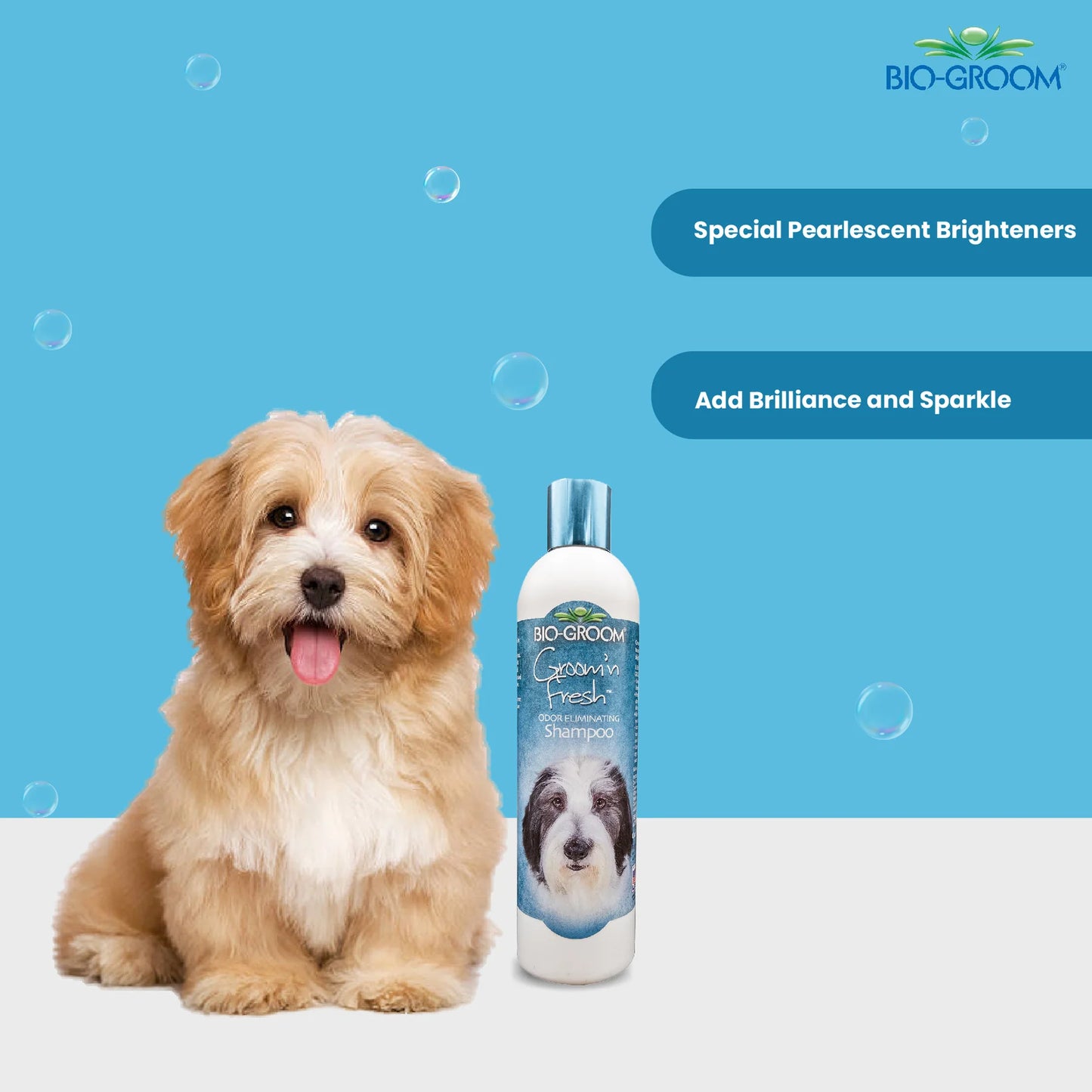 Bio-Groom Groom’n Fresh Odor Eliminating, Sulfate-Free Dog Shampoo (355 ML)