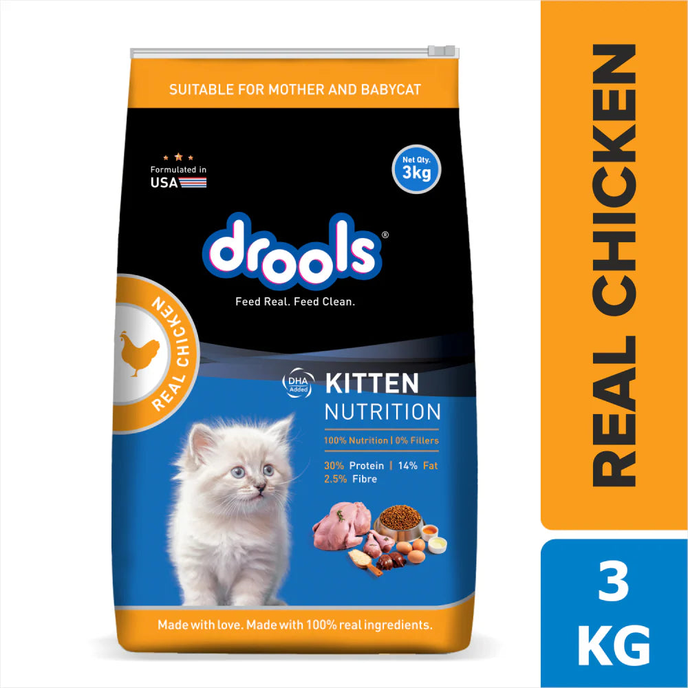 Drools Dry Food for Kittens - Real Chicken
