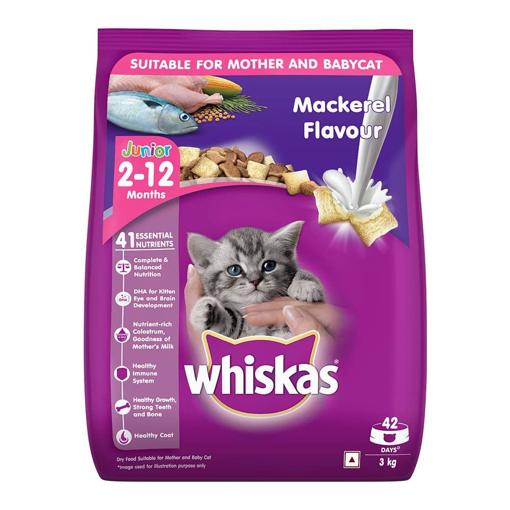 Whiskas Dry Food for Kitten - Mackerel