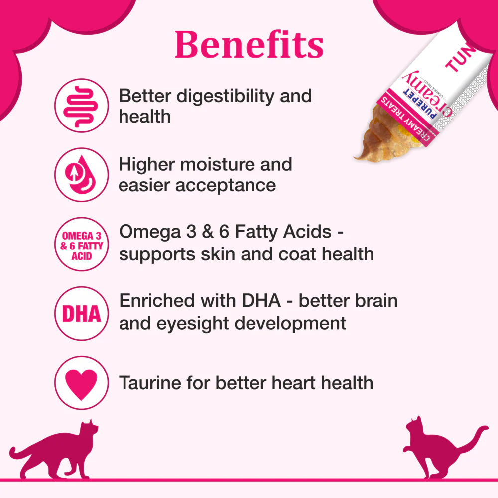 Purepet Creamy Treats for Cats - Tuna & Bonito