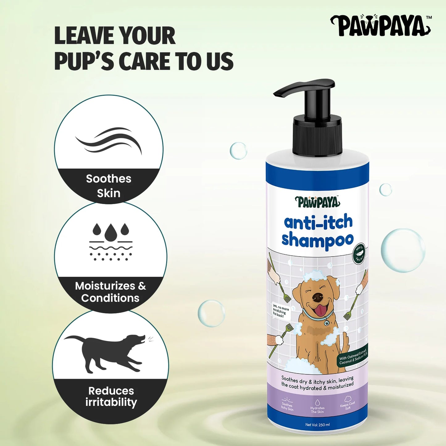 Pawpaya Anti Itch Shampoo for Dogs 250 ml