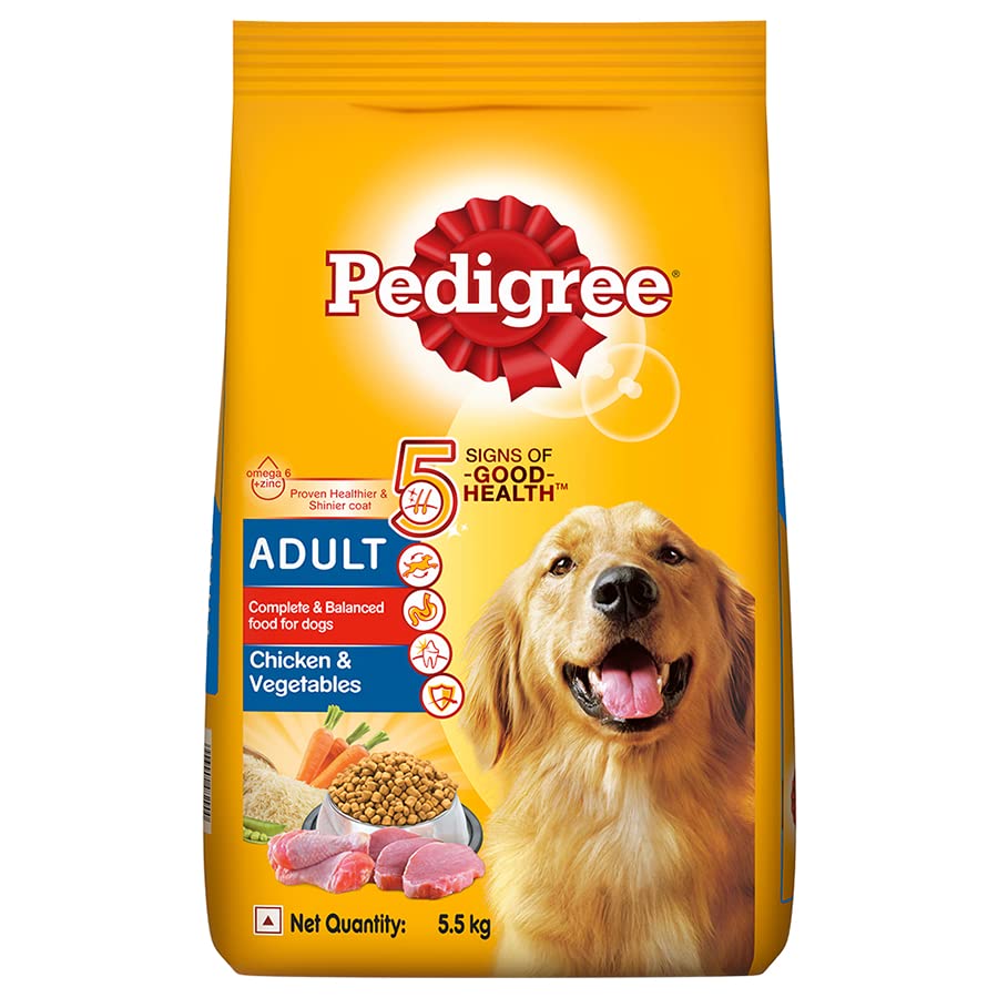Pedigree Adult Chicken & Vegetables Dry Food for Dogs