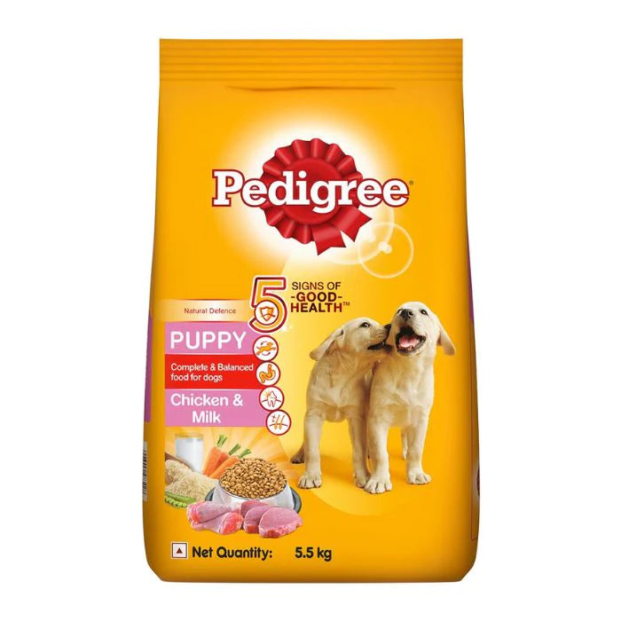 Pedigree Puppy Chicken & Milk Dry Food for Dogs