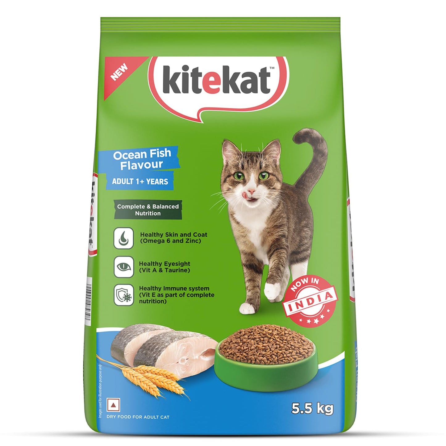 Kitekat Dry Food for Cats - Ocean Fish