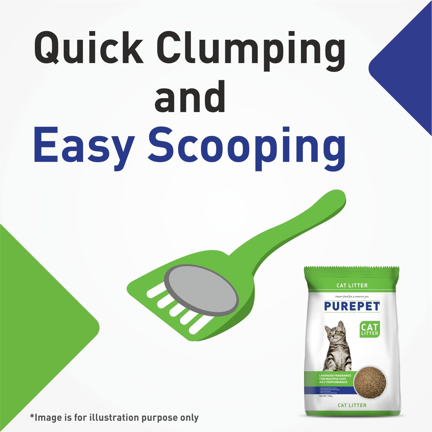 Purepet Cat Sand Type Litter Lavender Fragrance