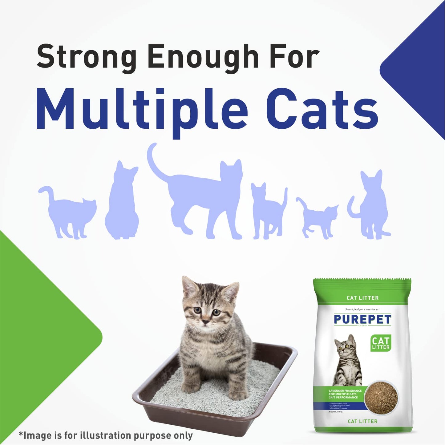 Purepet Cat Sand Type Litter Lavender Fragrance