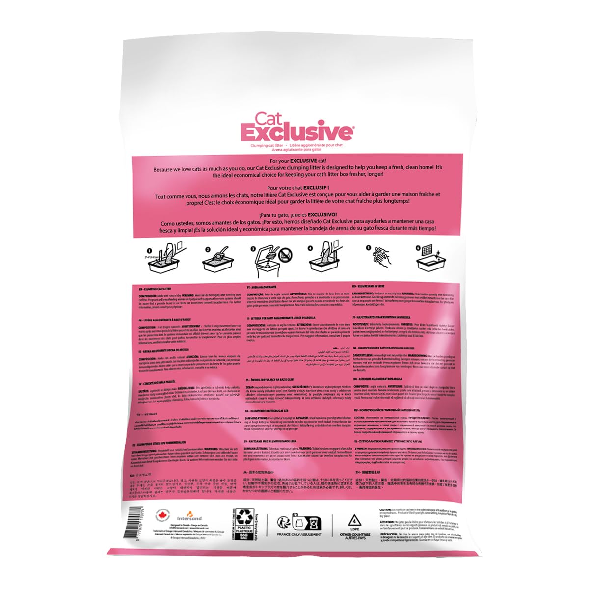 Cat Exclusive Scented Scoopable Cat Litter - Baby Powder