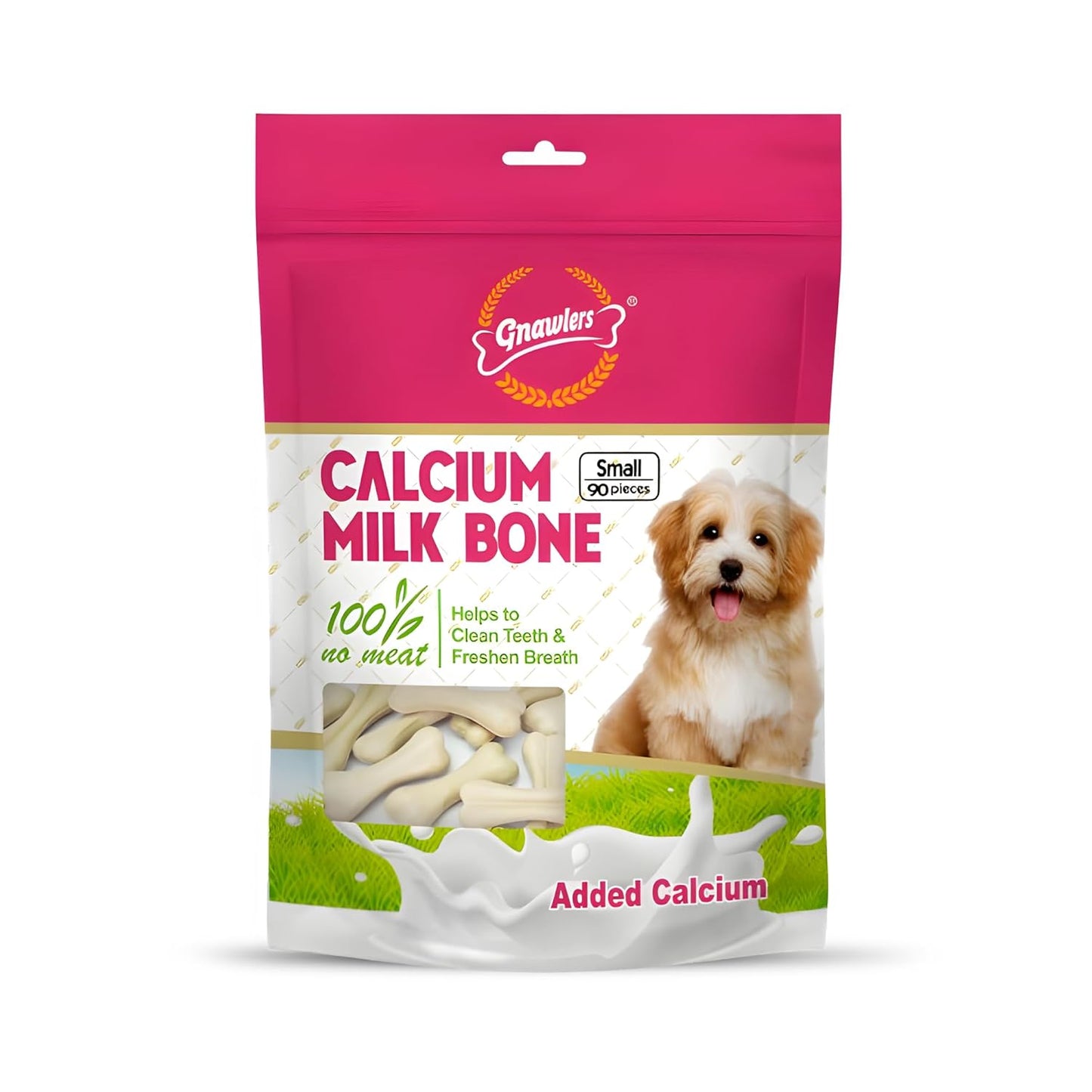 Gnawlers Calcium Milk Bone - Small