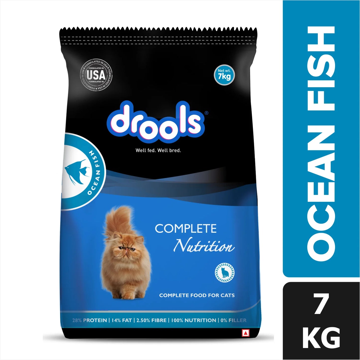 Drools Dry Food for Adult Cats - Ocean Fish