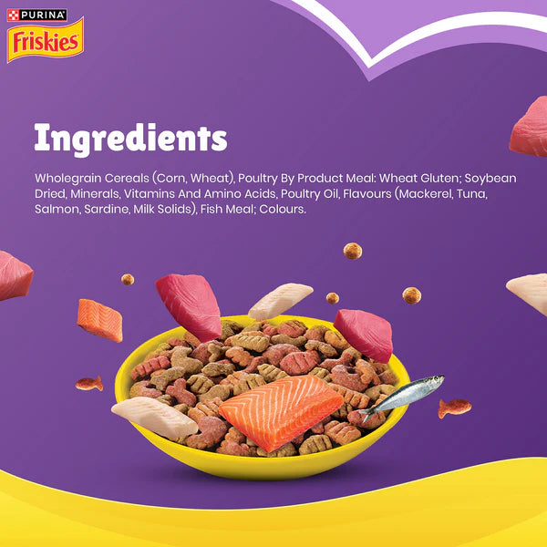 Friskies Dry Food for Adult Cats - Surfin