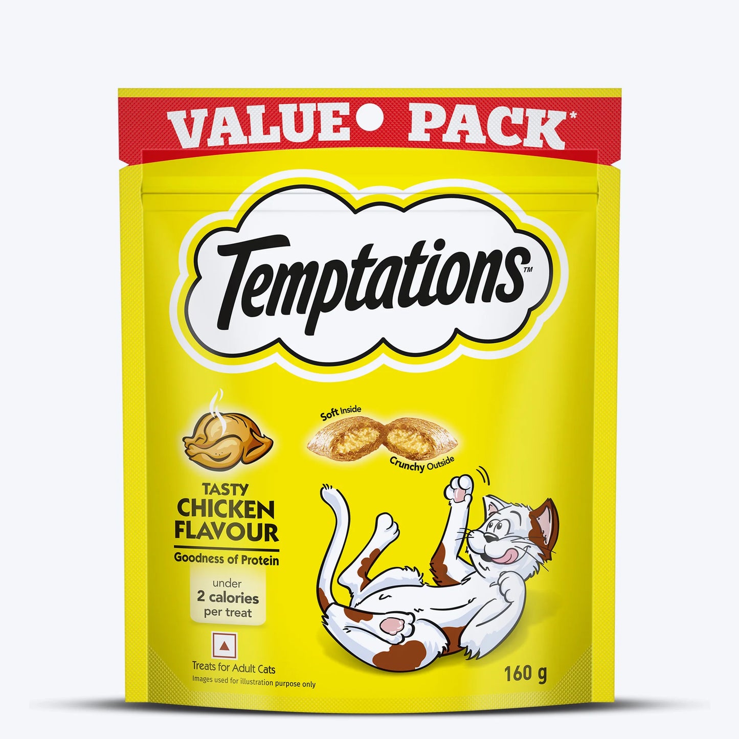 Temptations Dry Treats for Cats 160 gm - Chicken