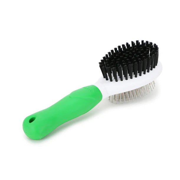 Basil Brush & Comb for Dog Grooming 2-in-1 Brush Comb