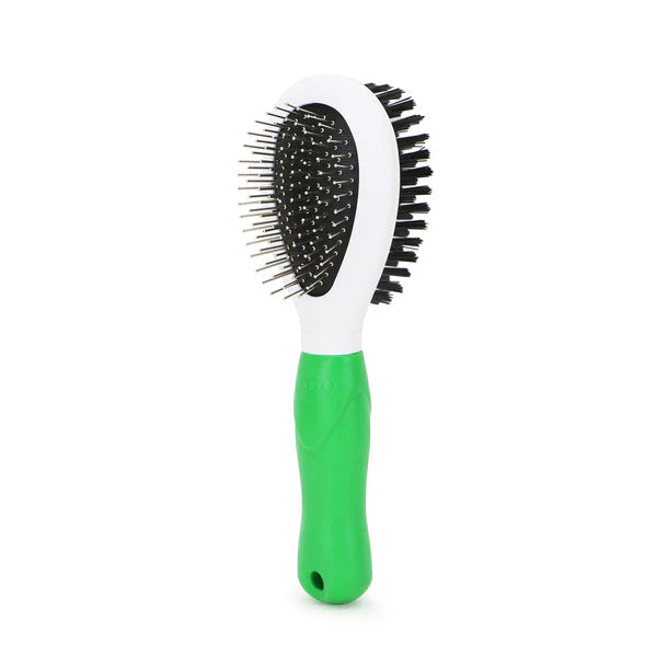 Basil Brush & Comb for Dog Grooming 2-in-1 Brush Comb
