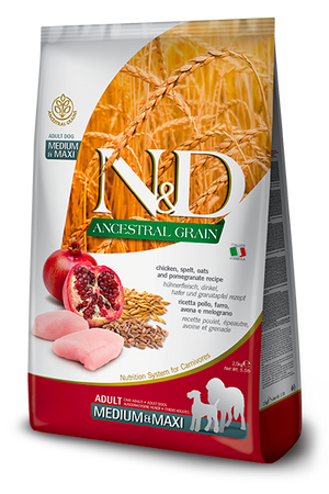 N&D Ancestral Grain Dry Food for Dogs - Maxi Adult