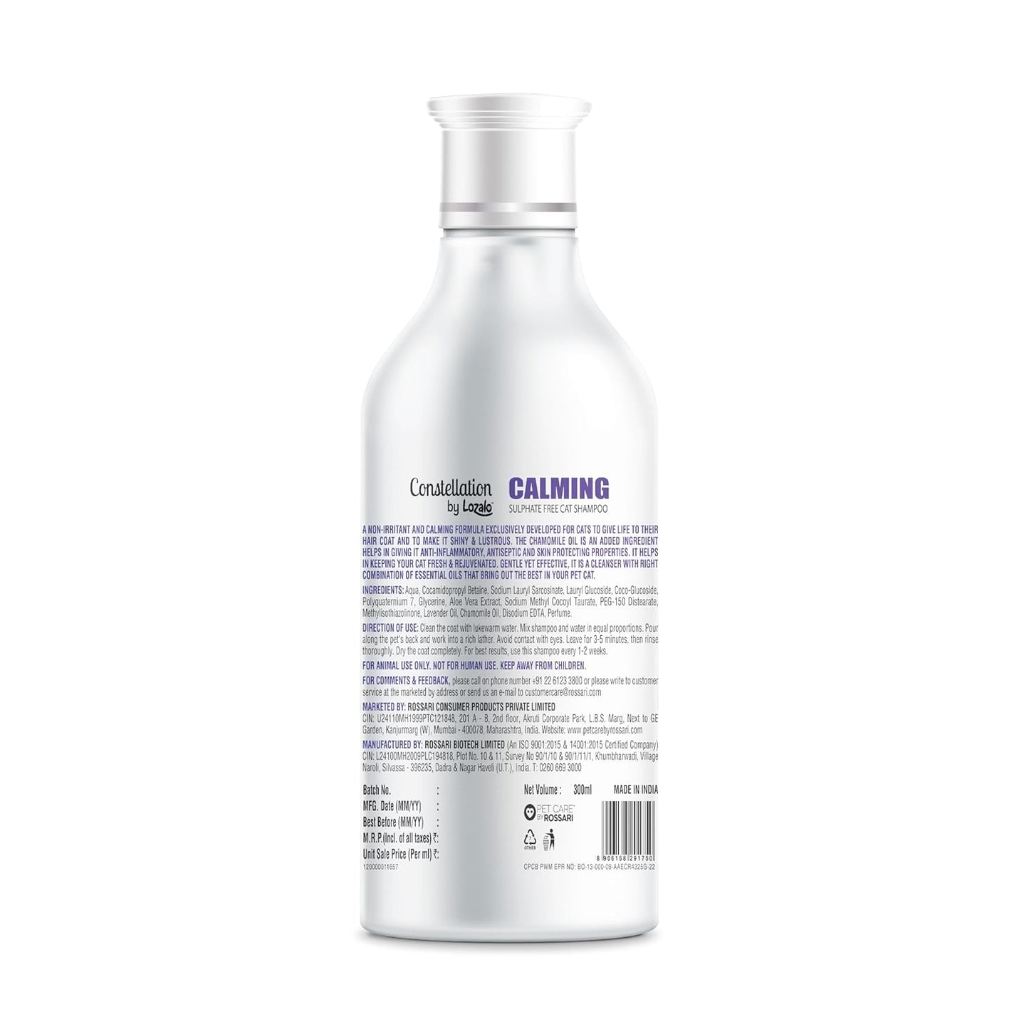 Lozalo Constellation Shampoo for Cats 300 ml - Calming