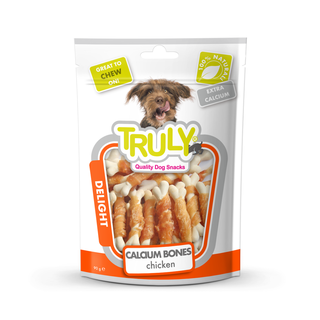 Truly Dry Treats for Dogs 90 gm - Chicken Calcium Bones
