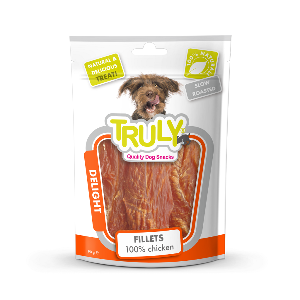 Truly Dry Treats for Dogs 90 gm - Chicken Fillets