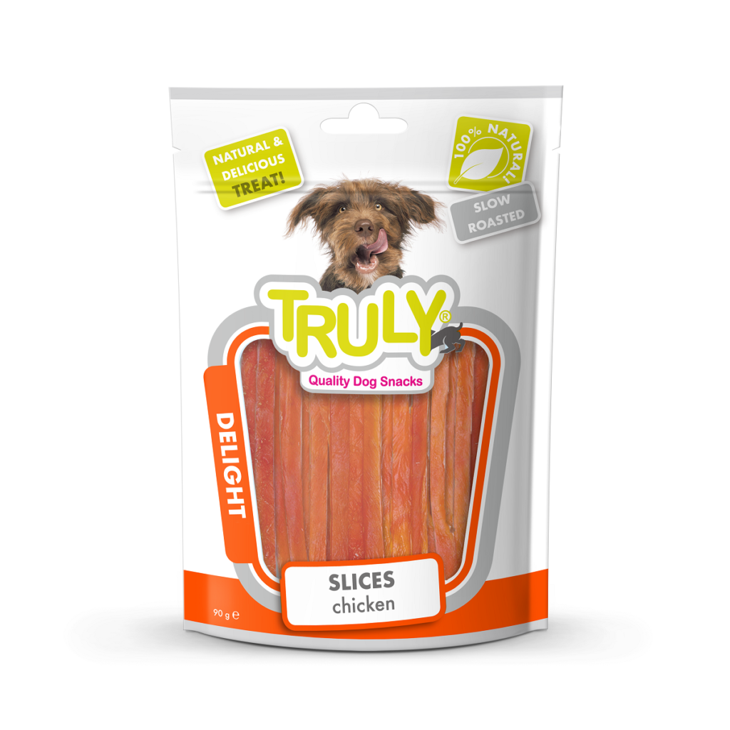Truly Dry Treats for Dogs 90 gm - Chicken Slice