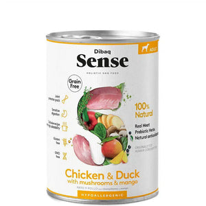 Dibaq Sense Hypoallergenic Wet Food Gravy Tin for Dogs 380 gm - Chicken & Duck